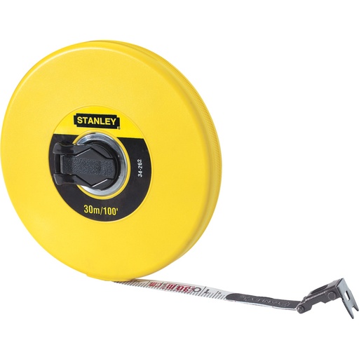 [CIN-STA-34262S] CINTA METRICA TOPOGRAFICA FIBRA DE VIDRIO 1/2" X 30 MTS REF. 34-262S MARCA STANLEY