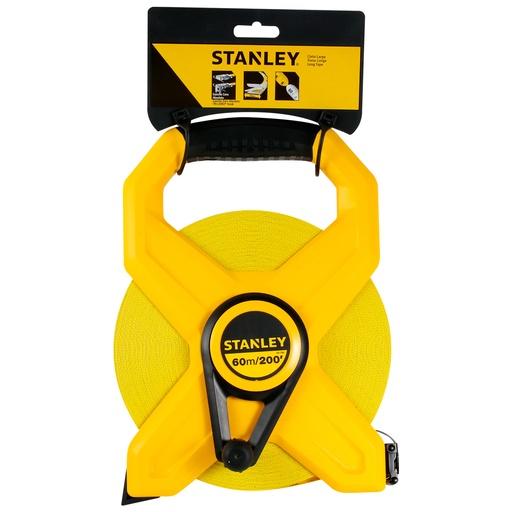 [CIN-STA-34794S] CINTA METRICA TOPOGRAFICA CARRIL ABIERTO FIBRADE VIDRIO 1/2" X 60 MTS REF. 34-794S MARCA STANLEY