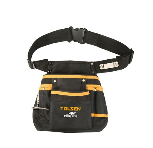 [CIN-TOL-80120] CINTURON BOLSO PARA HERRAMIENTAS CON 11 BOLSILLOS Y PRESILLA PARA MARTILLO CORREA AJUSTABLE MARCA T