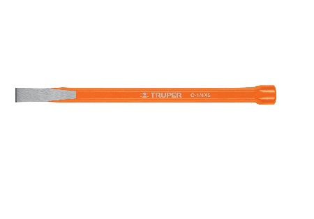 [CIN-TRU-12100] CINCEL DE CORTE FRIO PLANO 1/4" X 5" MOD.C-1/4X5" REF. 12100 MARCA TRUPER