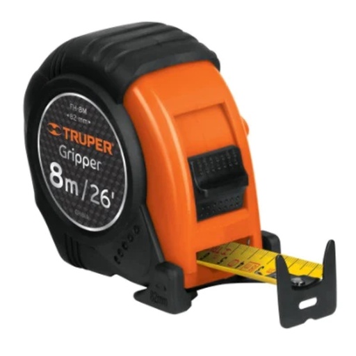 [CIN-TRU-14585] CINTA METRICA RESISTE IMPACTO 1" X 8 MTS MOD.FM-8 REF.14585 MARCA TRUPER