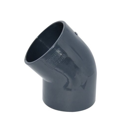 [COD-SEM-CPV-AF41] CODO DE PVC AF DE 1 1/2" X 45° SOLDABLE REF. CPV-AF41 MARCA SEMILIC