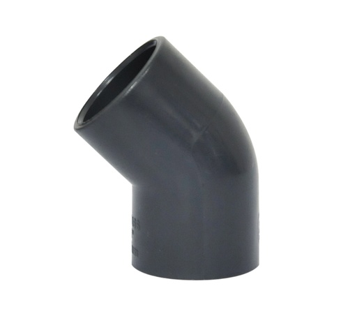 [COD-TUB-1000000155] CODO DE PVC AF ASTM 1/2" X 45° REF. 10110001 MARCA TUBRICA