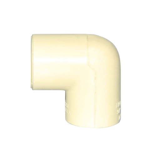 [COD-TUB-1010000434] CODO DE CPVC AC ASTM 1/2" X 90° REF. 1010000434 MARCA TUBRICA