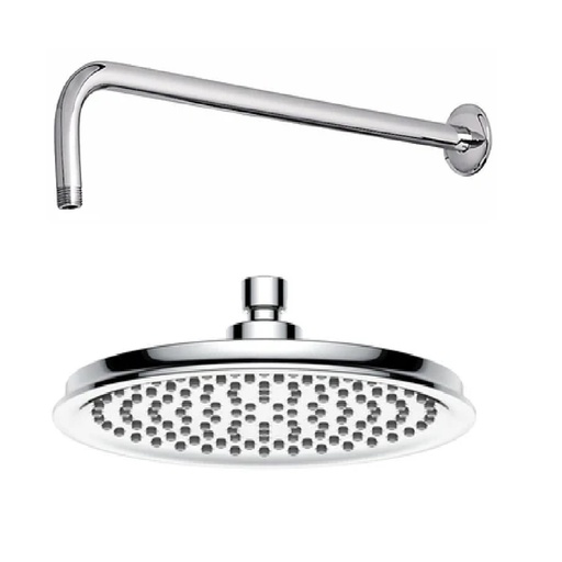 [COM-BM-COMBODUCHA] COMBO TUBO REGADERA 45 CM ROMA + DUCHA ANTICALCAREO REDONDA 8" AMALFI 1.5 M REF COMBODUCHA MARCA BM