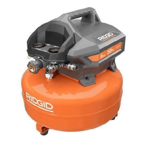 [COM-RID-RGAC6G] COMPRESOR DE AIRE ELECTRICO 6 GALONES 150 PSI MOD. OF60150HB / COM-704 MARCA RIDGID