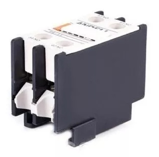 [CON-AND-CON04053] BLOQUE DE CONTACTOS AUXILIARES LA1-DN11 1 NO + 1 NC FRONTAL NEGRO REF. CON04053 MARCA ANDELI