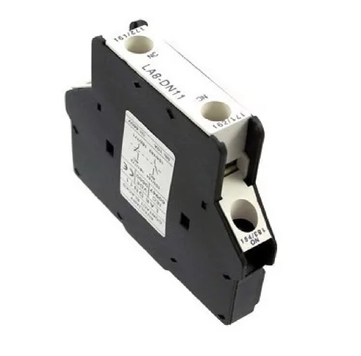 [CON-AND-CON04055] BLOQUE DE CONTACTOS AUXILIARES LA8-DN11 1 NO + 1 NC LATERAL REF. CON04055 MARCA ANDELI