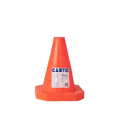 [CON-CAS-CON-10] CONO DE SEGURIDAD RIGIDO 10" RIGIDO REF. CON-10 / 433122 MARCA CASTIC