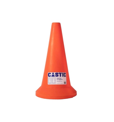 [CON-CAS-CON-21] CONO DE SEGURIDAD RIGIDO 21" RIGIDO REF. CON-21 / 433139 MARCA CASTIC