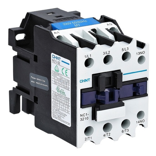 [CON-CHI-CHI010009] CONTACTOR 32 A 220 V 3 P 50 / 60 HZ REF. CHI010009 REF. NC1-3210 MARCA CHINT