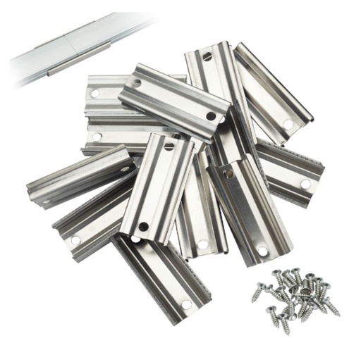 [CON-MUZ-X001GFW5KR] CONECTOR Y CANAL LED DE ALUMINIO 20 W ( 5 UNDS X CADA 1 MTS) UNIDAD REF. X001GFW5KR / MARCA MUZATA