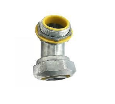 [CON-PRE-CCT034] CONECTOR METAL LIQUID TIGHT CURVO 3/4" REF. CCT034 MARCA PRESSO FUZIONE