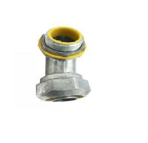 [CON-PRE-CCT100] CONECTOR METAL LIQUID TIGHT CURVO 1" REF. CCT100 MARCA PRESSO FUZIONE