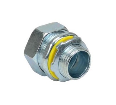 [CON-PRE-CRT034] CONECTOR METAL LIQUID TIGHT RECTO 3/4" REF. CRT034 MARCA PRESSO FUZIONE