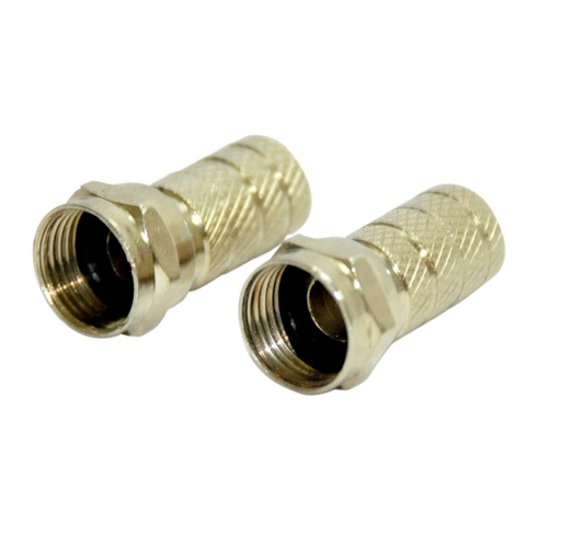 [CON-SEM-CNXS-06TV] CONECTOR PARA CABLE RG6 COAXIAL PLATEADO UNIDAD REF. CNSX-06TV MARCA SEMILIC