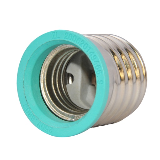 [CON-SEM-SCTS-400] CONVERTIDOR DE SOCATE DE ROSCA E40 A ROSCA E27 ( PORCELANA ) REF. SCTS-400 MARCA SEMILIC