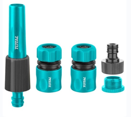 [CON-TOT-THHCS05122] CONEXION RAPIDA P/MANGUERA 1/2" ABS ( SISTEMA CLICK ) 5 PIEZAS REF. THHCS05122 MARCA TOTAL TOOLS