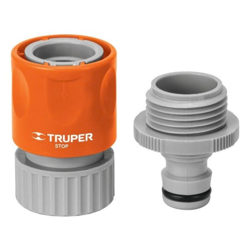[CON-TRU-12722] CONEXION RAPIDA P/MANGUERA 3/4" ABS ( SISTEMA CLICK ) MOD. CLICK-ACC REF.12722 MARCA TRUPER