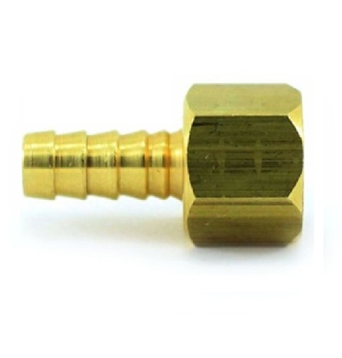 [CON-VEN-765] CONECTOR HEMBRA MANGUERA DE LATON - ESPIGA X NPT 1/4X1/2" REF. 204-V-08X16 MARCA VENEPRO
