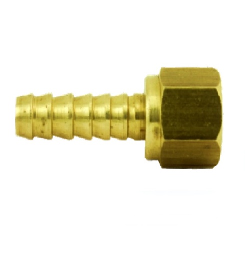 [CON-VEN-791] CONECTOR MANGU. DE LATON - FLARE 45° X TUERCA GIRATORIA 3/8X3/8" REF. 205-V-12X12 MARCA VENEPRO