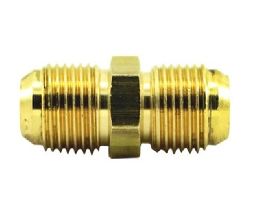 [CON-VEN-84] CONEXIÓN DE LATON UNIÓN FLARE 45° MACHO 5/16X5/16" REF. 42-FV-10X10 MARCA VENEPRO