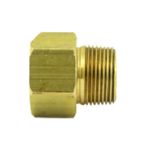 [CON-VEN-902] CONECTOR HEMBRA DE LATON ASIENTO FLARE DIAM. DE TUBO X NPT 3/8X3/8" REF. 664-FV-12X12 MARCA VENEPRO