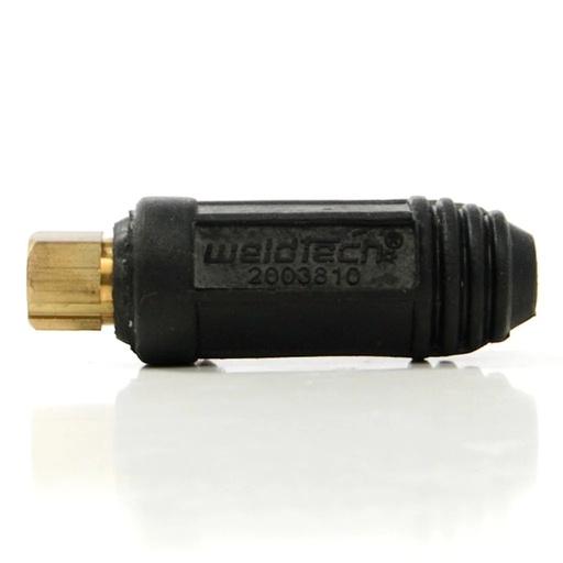 [CON-WEL-2003810] CONECTOR MACHO / T/ DINSE 10 - 25 MM2 300 AMP REF. 2003810 P/ LASSEN 160 MARCA WELDTECH