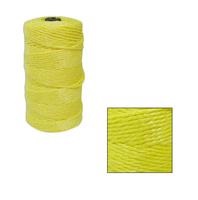 [COR-SIS-PP30AM] CORDEL SINTETICO DE POLIPROPILENO COLOR AMARILLO ROLLO (0.379 KG ) REF. PP30 MARCA SISALARA