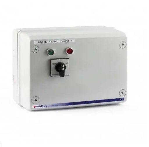 [CUA-PED-QET-550] CUADRO ELECTRICO / CAJA DE CONTROL 5.5 HP 220V TRIFASICO REF. 60-QET 5.5 HP / MARCA PEDROLLO