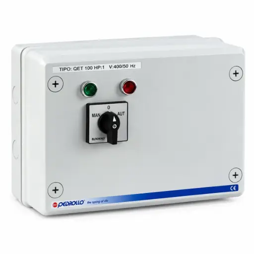 [CUA-PED-QET-550] CUADRO ELECTRICO / CAJA DE CONTROL 5.5 HP 220V TRIFASICO REF. 60-QET5.5HP MARCA PEDROLLO
