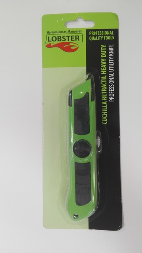[CUC-LOB-26716] CUCHILLA/EXACTO RETRACTIL HEAVY DUTY REF. 26716 MARCA LOBSTER