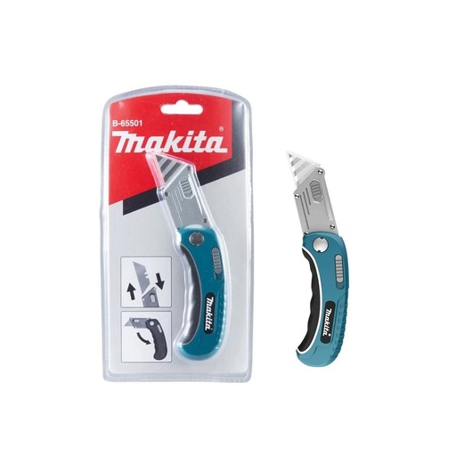 [CUC-MAK-B-65501] CUCHILLA / NAVAJA RETRACTIL MULTIUSOS REF. B-65501/ 537445 MARCA MAKITA