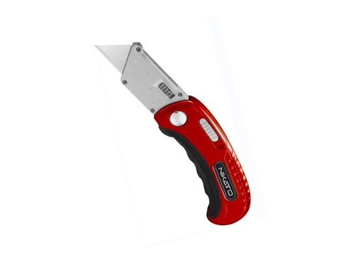 [CUC-NIK-NIK-671] CUCHILLA METALICA RETRACTIL 18MM REF. NIK-671 MARCA NIKATTO
