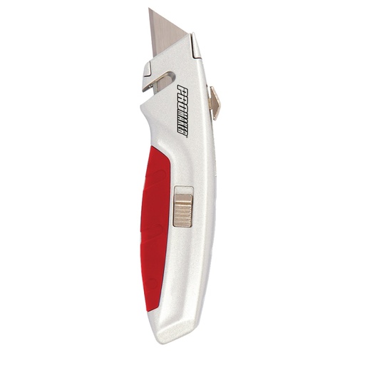 [CUC-PRO-CU110] CUCHILLA DE METAL RETRACTIL ROJO C/B REF. PRO-CU110 COD. 466157 MARCA PROMAKER