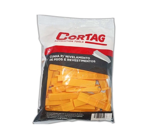 [CUN-COR-60694] CUÑA P/SISTEMA DE NIVELACION PORCELAN/CERAMICA (BOLSA 50 UNDS) REF. 60694 MARCA CORTAG RT