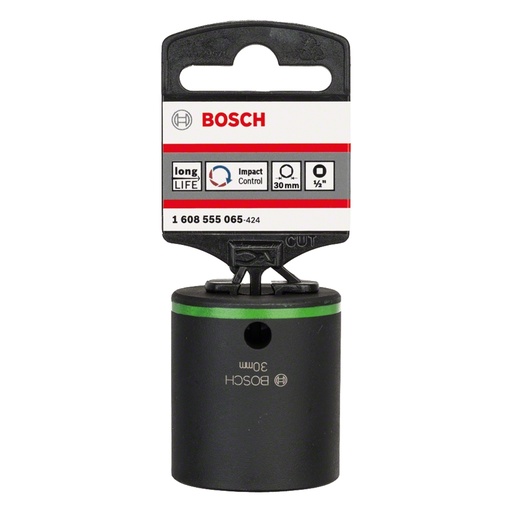 [DAD-BOS-1608555065] DADO DE IMPACTO 1/2" DE 30MM 1608555065 / 873857 / 088091 MARCA BOSCH