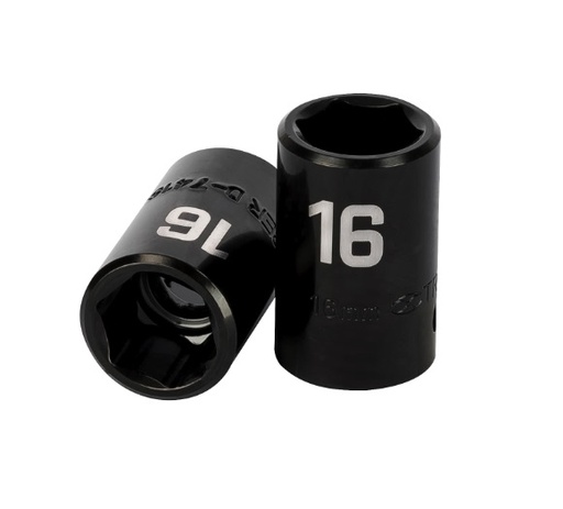 [DAD-TRU-12416] DADO DE IMPACTO 1/2" 16 MM CUADRO 1/2" 6 PUNTAS MOD.D-7416-M REF. 12416 MARCA TRUPER