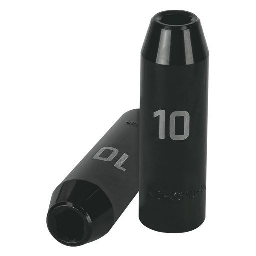 [DAD-TRU-12422] DADO DE IMPACTO LARGO 1/2" 10 MM CUADRO 1/2" 6 PUNTAS MOD.D-7310-M REF. 12422 MARCA TRUPER