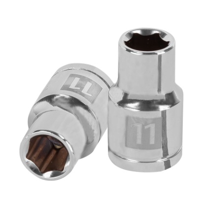 [DAD-TRU-13261] DADO HEXAGONAL 6 PUNTAS 1/2" X 11MM MOD. D-1211-M REF. 13261 / 647288 MARCA TRUPER