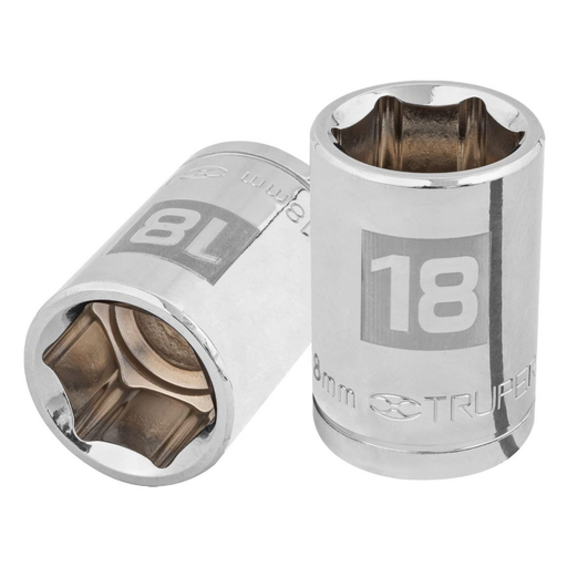 [DAD-TRU-13268] DADO HEXAGONAL 6 PUNTAS 1/2" X 18 MM MOD. D-1218-M REF. 13268 / 647356 MARCA TRUPER