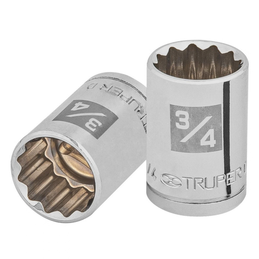 [DAD-TRU-13306] DADO 12 PUNTAS 1/2" X 3/4" MOD. D-1224 REF. 13306 / 647431 MARCA TRUPER