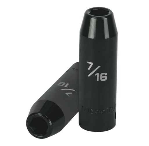 [DAD-TRU-13387] DADO DE IMPACTO LARGO 1/2" 7/16" CUADRO 1/2" 6 PUNTAS MOD.D-7314-H REF. 13387 MARCA TRUPER