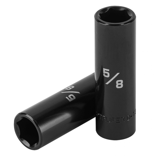 [DAD-TRU-13390] DADO DE IMPACTO LARGO 1/2" 5/8" CUADRO 1/2" 6 PUNTAS MOD.D-7320-H REF. 13390 MARCA TRUPER