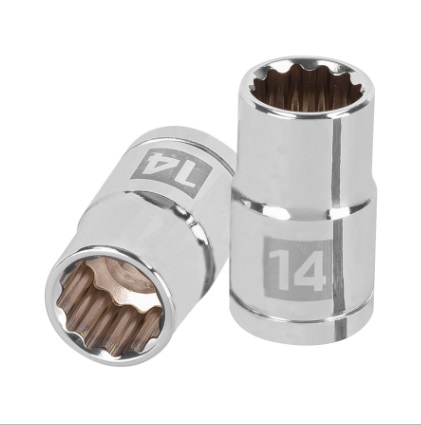 [DAD-TRU-13528] DADO 12 PUNTAS 1/2" X 14 MM MOD. D-1214-EM REF. 13528 / 615515 MARCA TRUPER