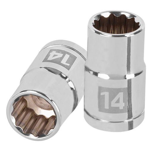 [DAD-TRU-13528] DADO 12 PUNTAS 1/2" X 14 MM MOD. D-1214-EM REF. 13528 / 615515 MARCA TRUPER