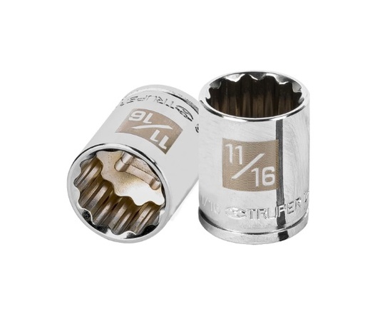 [DAD-TRU-13587] DADO 12 PUNTAS 3/8" X 11/16" MOD. D-5222 REF. 13587 MARCA TRUPER