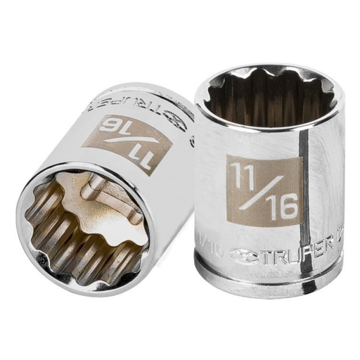 [DAD-TRU-13587] DADO 12 PUNTAS 3/8" X 11/16" MOD. D-5222 REF. 13587 MARCA TRUPER