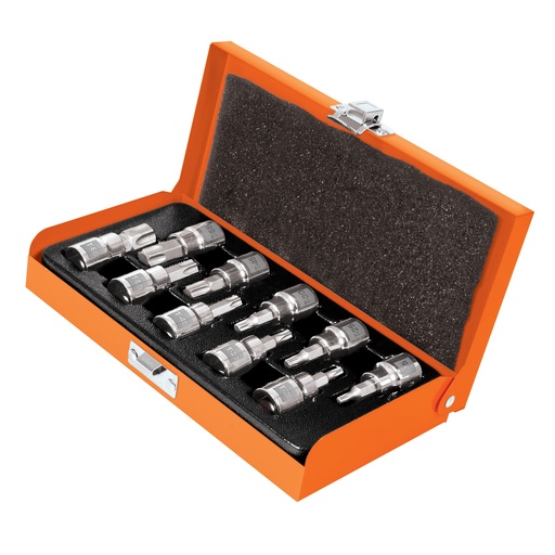 [DAD-TRU-13976] JUEGO DE DADOS TIPO TORX CUADRANTE 3/8" DE 10 PUNTAS REF. 13976 MARCA TRUPER