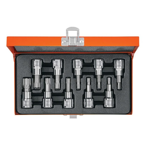 [DAD-TRU-13976] JUEGO DE DADOS TIPO TORX CUADRANTE 3/8" DE 6 PUNTAS 10 PZAS REF. 13976 MARCA TRUPER